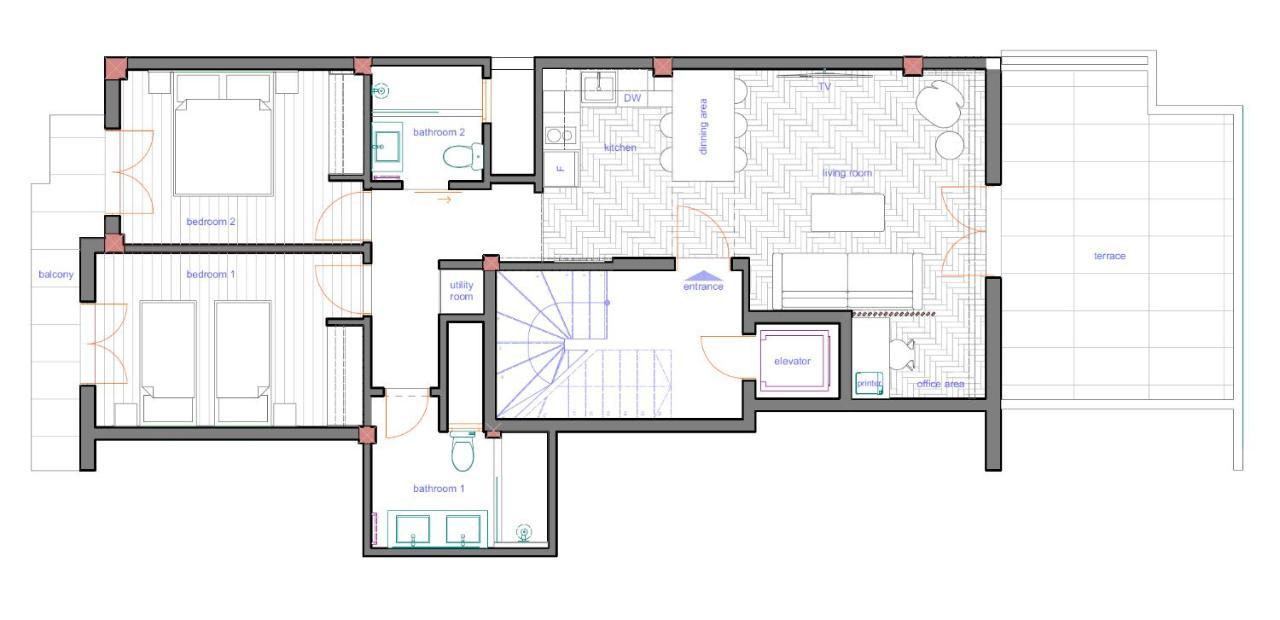 Athena Blue Lux Apartments 2Br 2Ba With City Skyline View, Near Kolonaki Athene Buitenkant foto